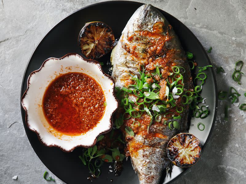 Moroccan Grilled Fish