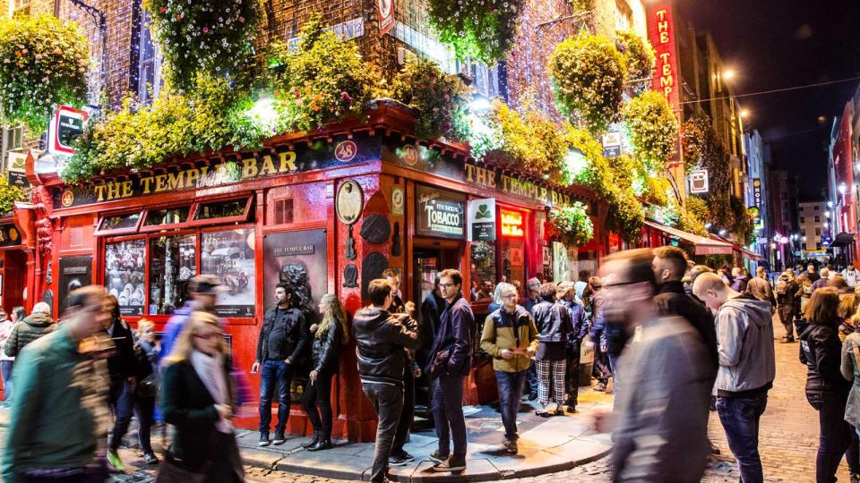 Temple bar in Dublin, Ireland