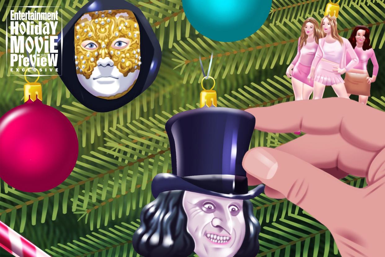 EW Alternative Christmas Movies illustration