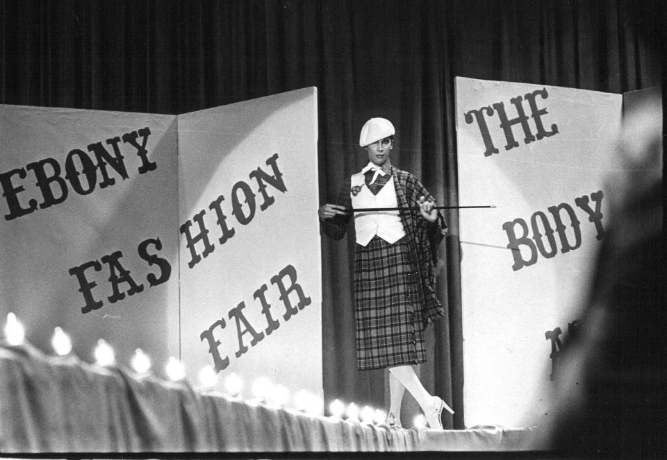 A look shown at the 1978 Ebony Fashion Fair