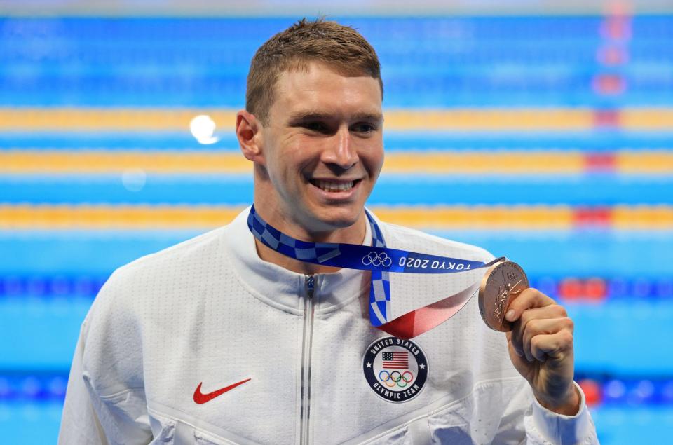 <p>Biography: 26 years old</p> <p>Event: Men's 100m backstroke (swimming)</p> <p>Quote: "It's definitely a mix of emotions. Being third in the world is no shame but obviously you want to go out there and win. That was the best I had this day. Hats off to the Russian guys."</p>