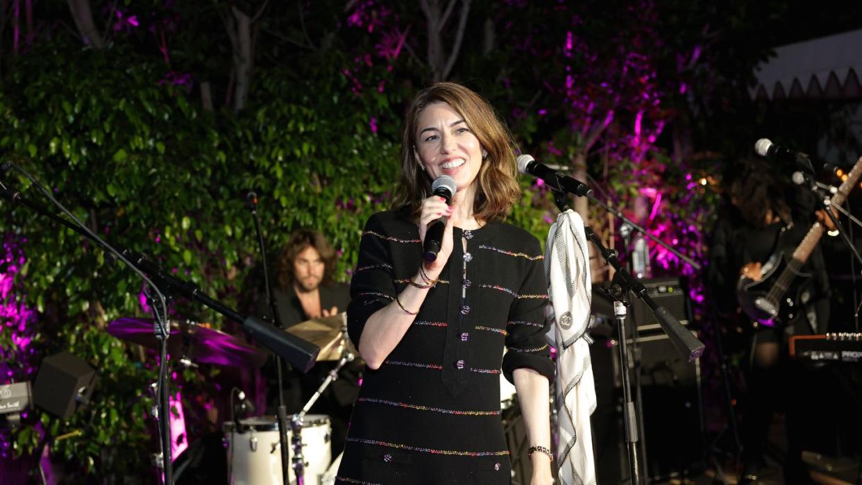 los angeles, california september 19 sofia coppola speaks onstage during the chanel dinner to celebrate the launch of sofia coppola archive 1999 2023 at chateau marmont on september 19, 2023 in los angeles, california photo by stefanie keenanwireimage