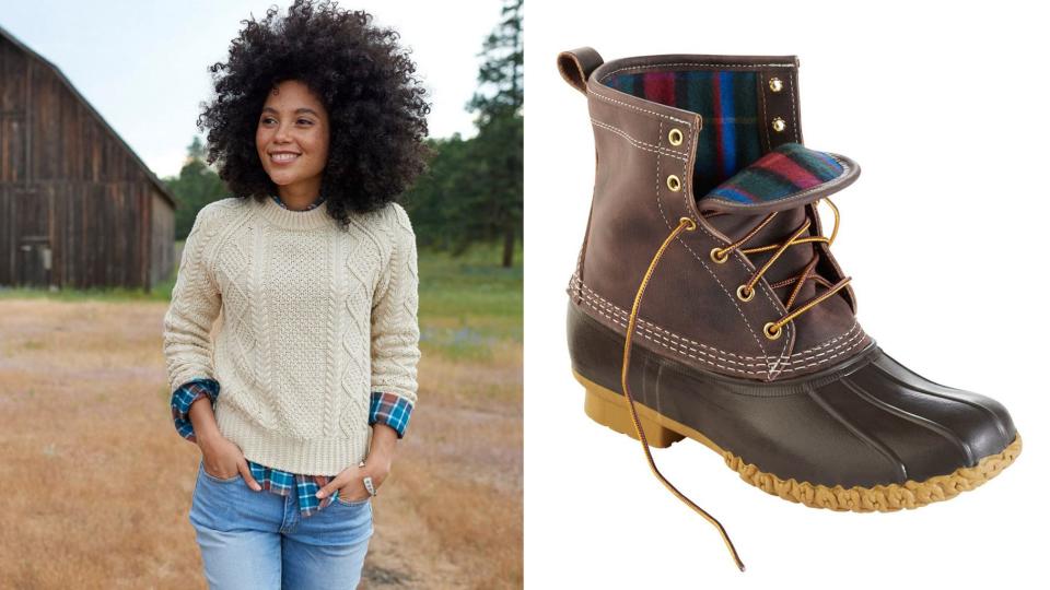 Flannel, fleece, and Bean Boots—oh my!