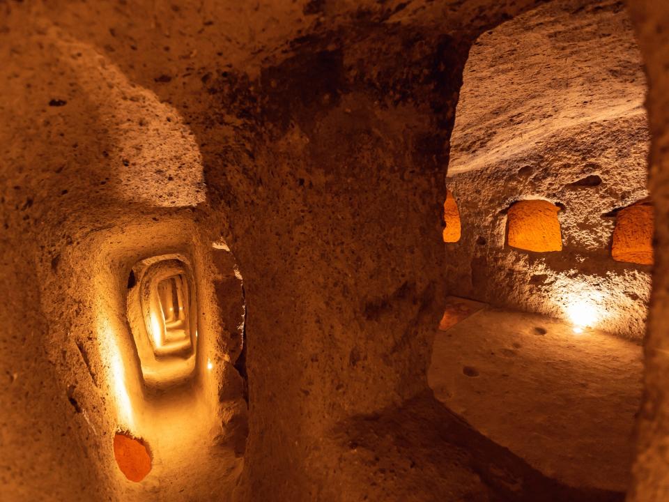 Derinkuyu, Turkey's underground city.