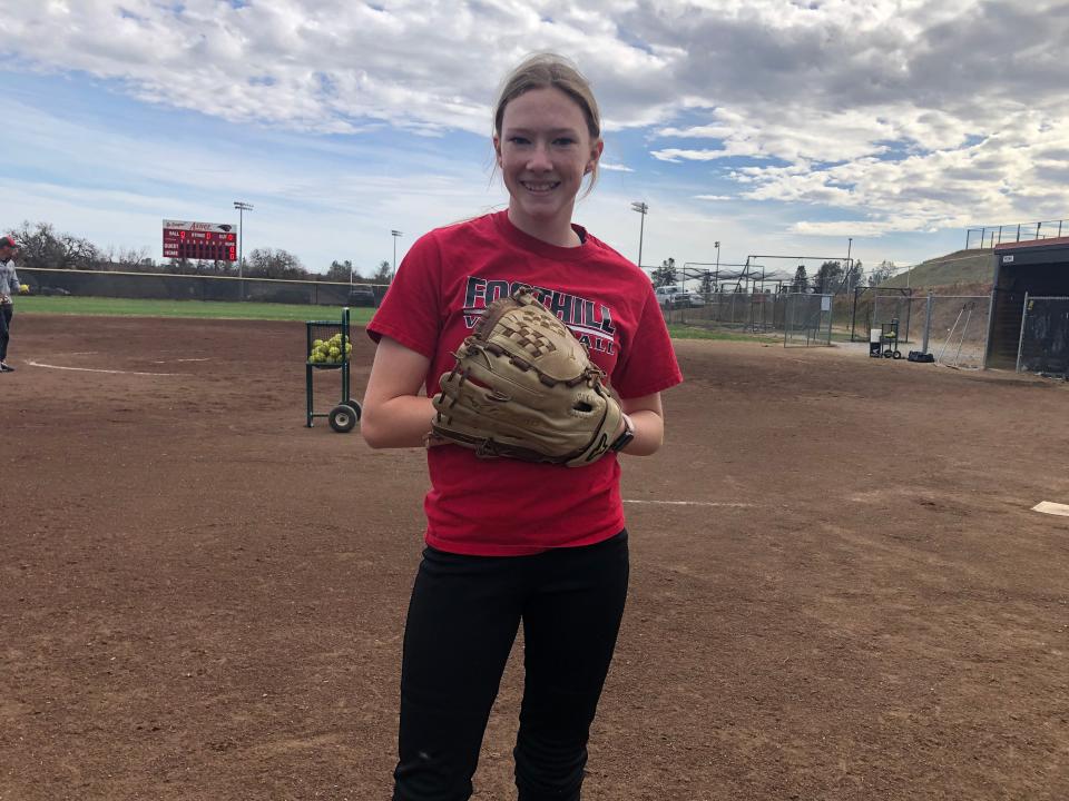 Foothill sophomore pitcher and outfielder Morgan Kingsbury.