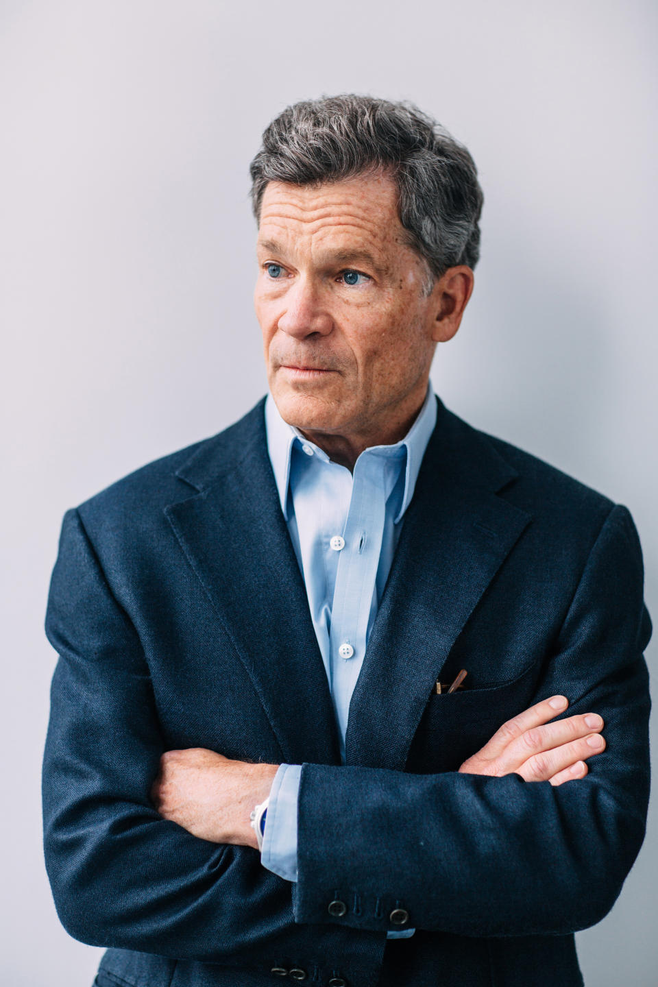 Louis Bacon, fundador y director ejecutivo de Moore Capital Management, en sus oficinas de Nueva York, el 26 de septiembre de 2019. (Elizabeth D. Herman/The New York Times)