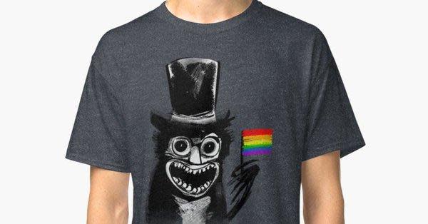 網路上出現巴巴杜T恤等相關同志商品。（取自網路）