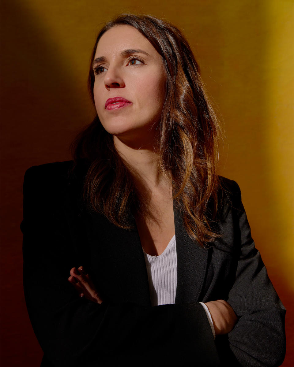 Irene Montero poses for a portrait in Madrid on Jan. 25.<span class="copyright">Marina Coenen for TIME</span>