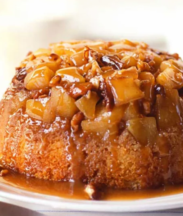 <p><a href="https://www.olivemagazine.com/recipes/baking-and-desserts/steamed-apple-pudding-with-sticky-toffee-sauce/" rel="nofollow noopener" target="_blank" data-ylk="slk:Olive Magazine;elm:context_link;itc:0;sec:content-canvas" class="link ">Olive Magazine</a></p>