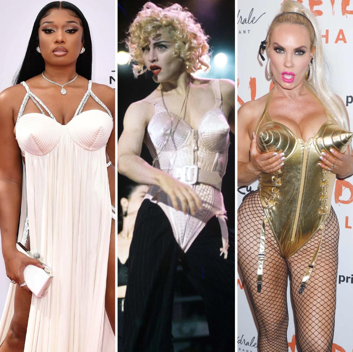 The Mania Of The Cone Bra And Why It's Dominating Celebrity Fashion Trends  This Year 