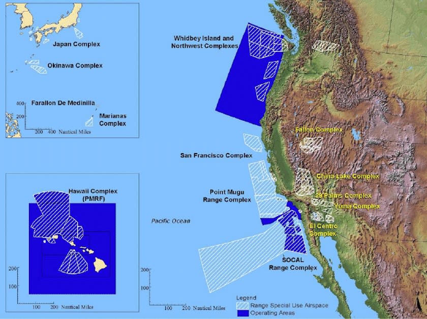 pacific fleet training map