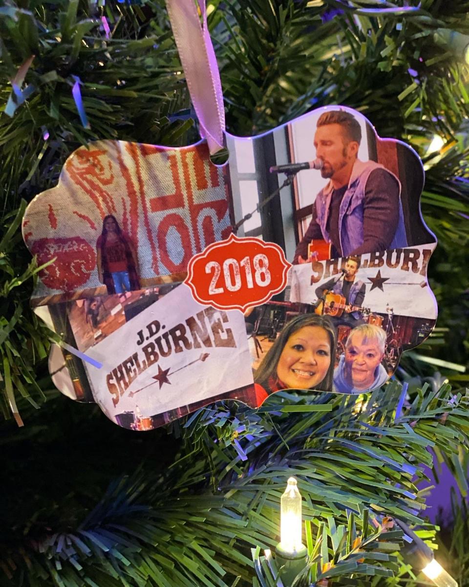 Photos from JD Shelburne’s Christmas tree.