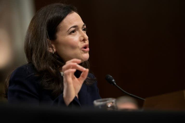 Facebook number two executive Sheryl Sandberg repeated that the social network was too slow to respond to foreign influence campaigns