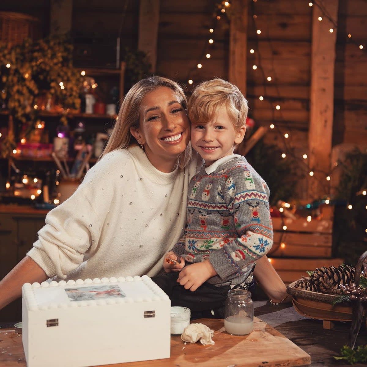 Joe Swash has revealed their kids including son Rex (pictured) have got the crafting bug from Stacey Solomon (Instagram)