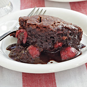 Chocolate-Cherry Pudding Cake