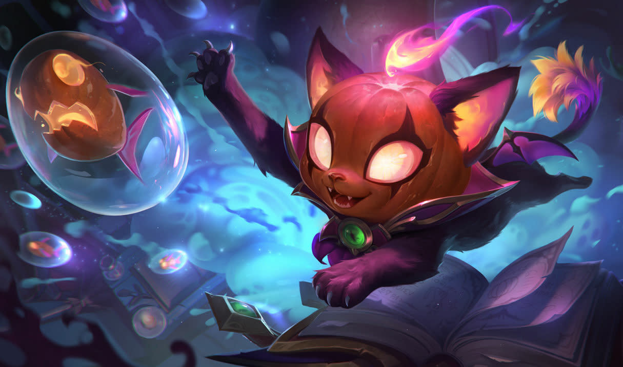 Yuumi's been a menace on the Summoner's Rift: Cute on the outside, but players going against her usually do not have cat in hell’s chance to win. (Photo: Riot Games)