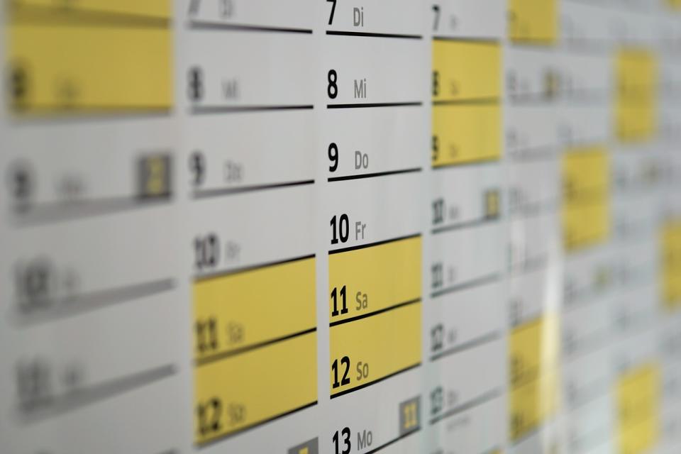 Your child’s turn to create a time table! Photo: Pixabay