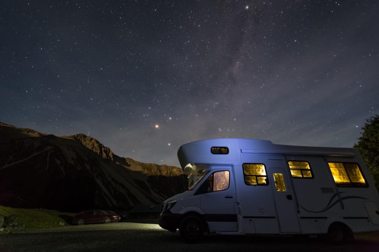 RV at night