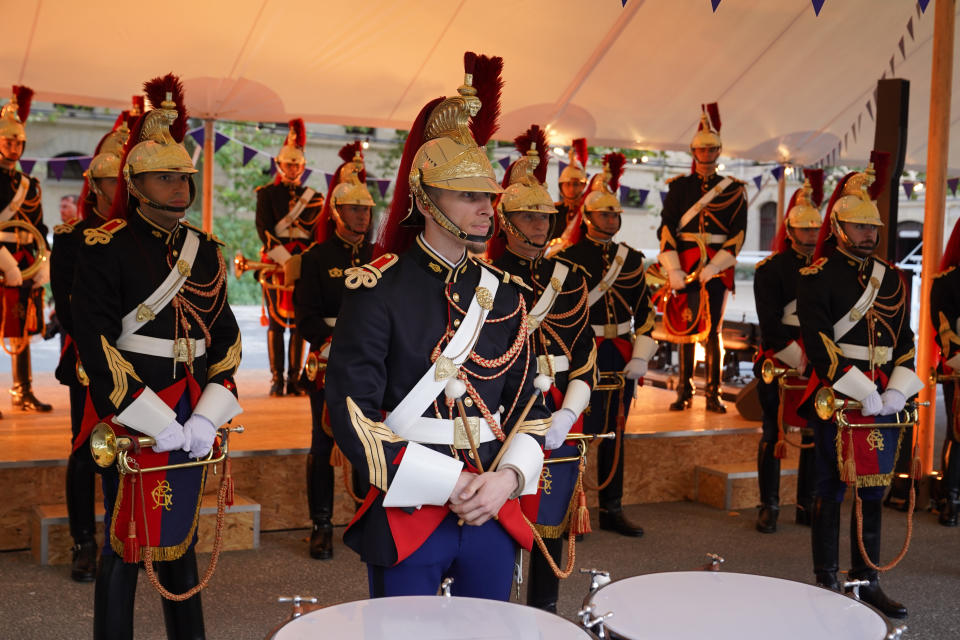 Members of the Republican Guard orchestra. 