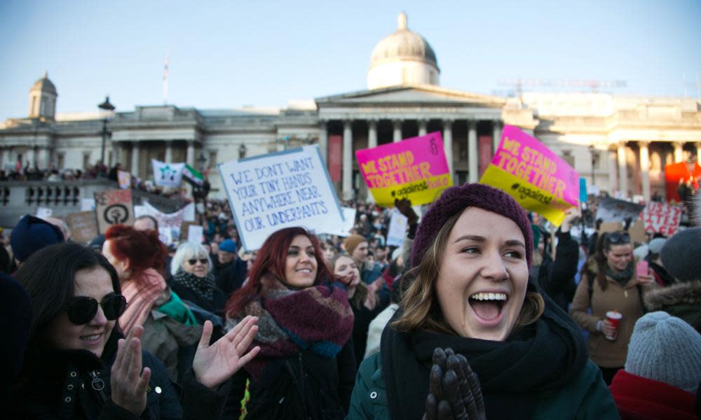 London Women’s March, trafalgar square