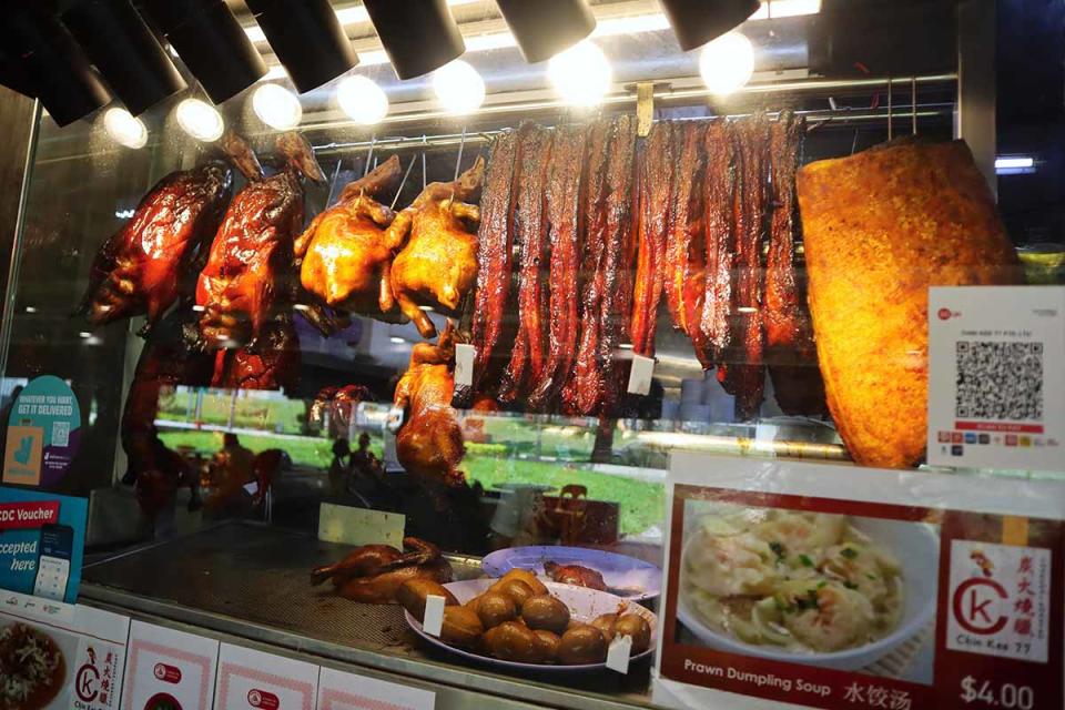 chin kee 77 - stall front roasted meats