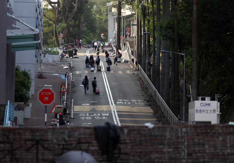 Protests at Hong Kong's university campuses