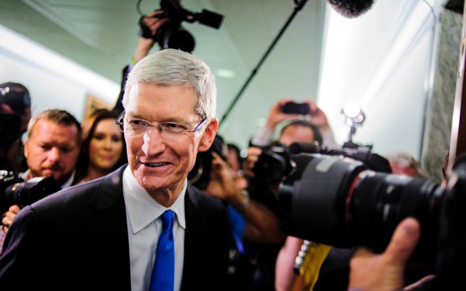 The Apple chief executive is set to receive a hefty payday - Pete Marovich/Bloomberg