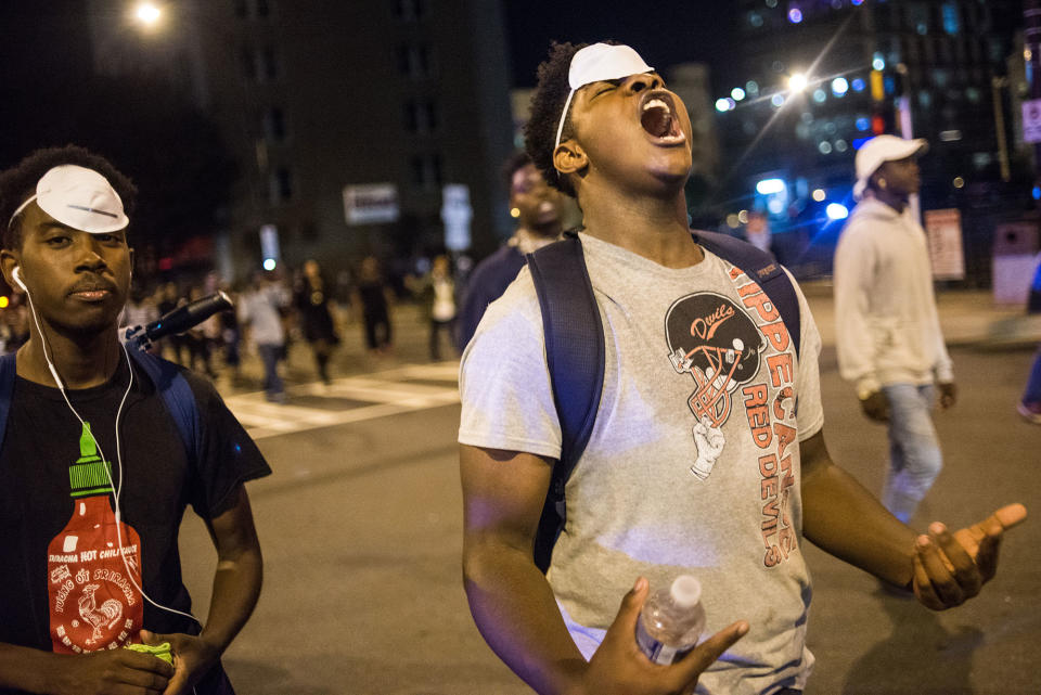 Charlotte protests mostly peaceful on third night