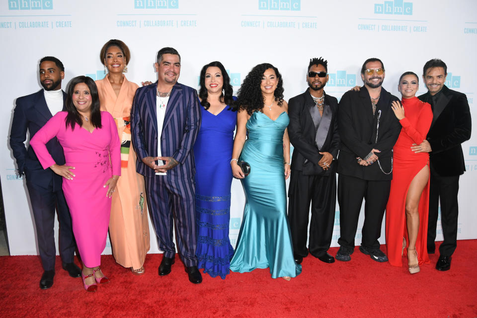 Jharrel Jerome, Jessica Sarowitz, Gina Torres, Aarón Sanchez, Brenda Victoria Castillo, Julissa Prado, Miguel, Angel Manuel Soto, Eva Longoria and Eugenio Derbez