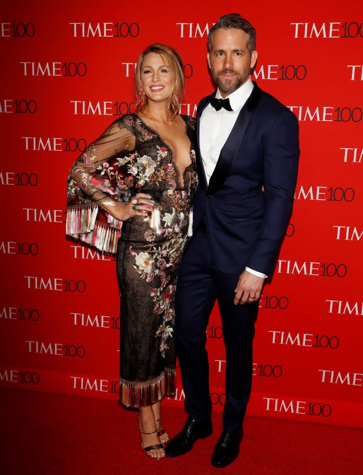 Blake Lively and Ryan Reynolds killing it at the <em>Time</em> 100 Gala. (Photo: Reuters)