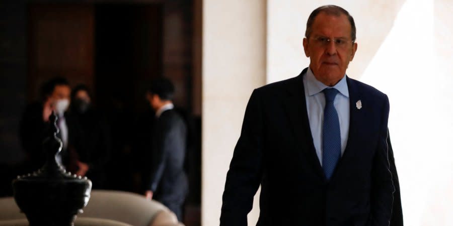 Russian Foreign Minister Sergey Lavrov