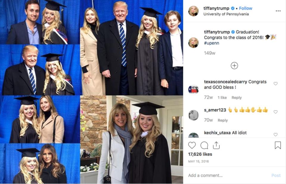 tiffany trump instagram