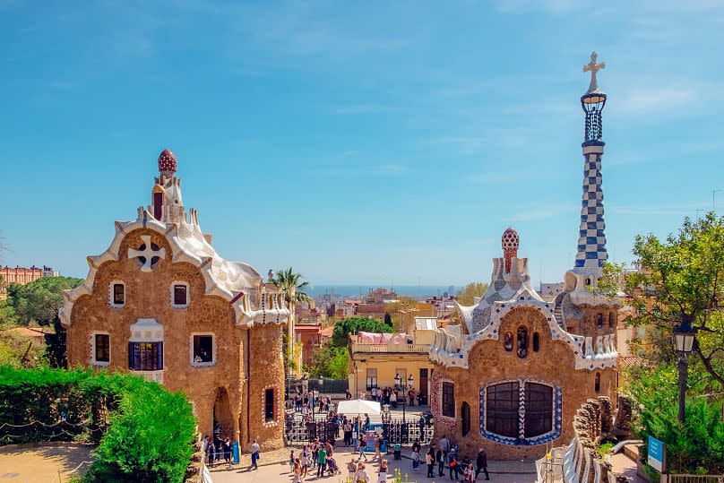 El Park Güell de Barcelona es otro punto culminante de la ciudad española.