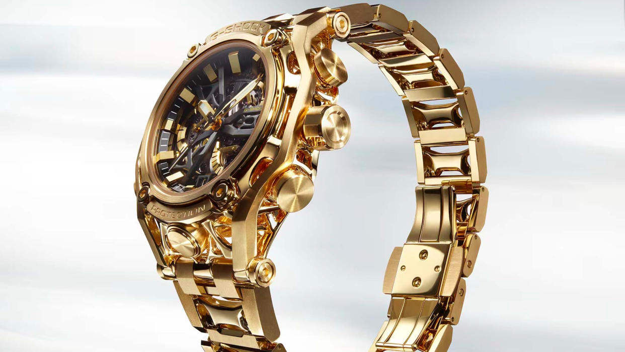  Gold G-SHOCK, part-designed by AI. 