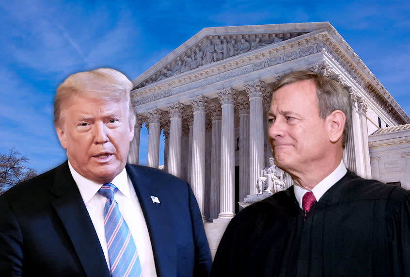 Donald Trump; John Roberts; SCOTUS Getty Images/Salon