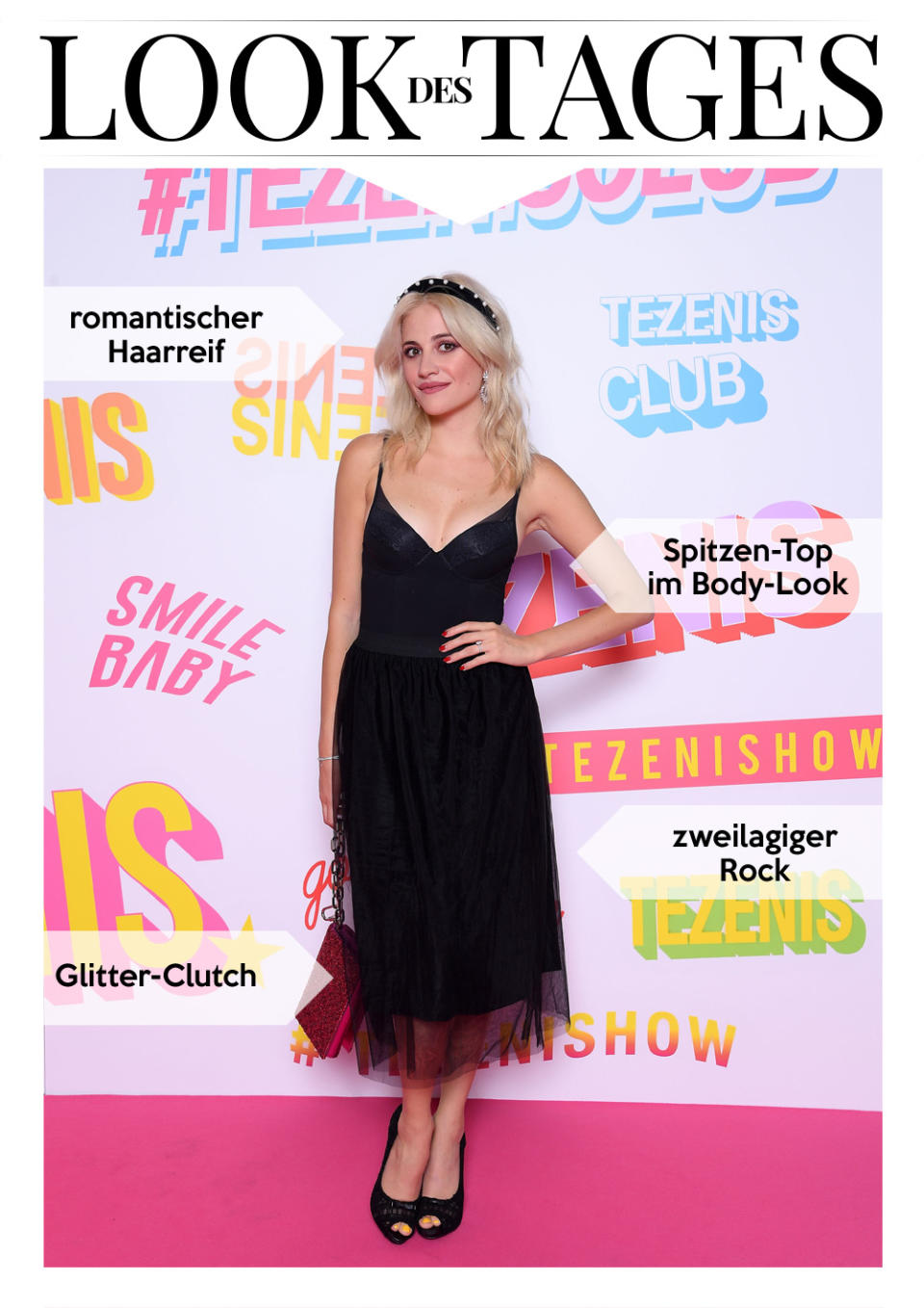 Sängerin Pixie Lott setzt auf Netzstoffe. (Bild: Getty Images)