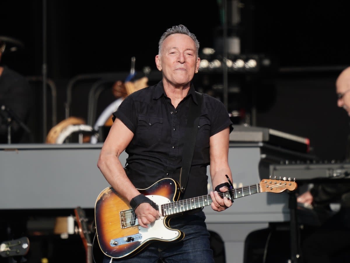 Bruce Springsteen and the E Street Band perform on 6 July at Hyde Park for British Summer Time  (PA)