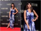 <p>Penélope Cruz fue la encargada de entregarle a su amiga Salma el premio ‘Personaje del Año’ y lo hizo con un vestido de Chanel que no le favorecía. (Foto: EFE / Fernando Alvarado). </p>