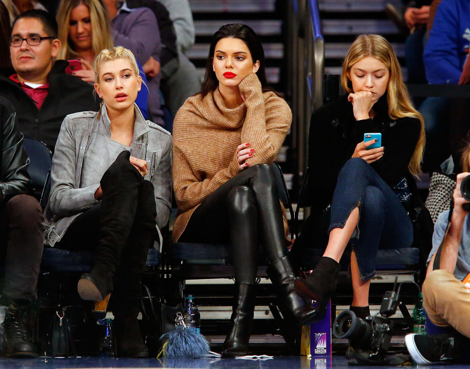 Kendall Jenner, Gigi Hadid, and Hailey Baldwin