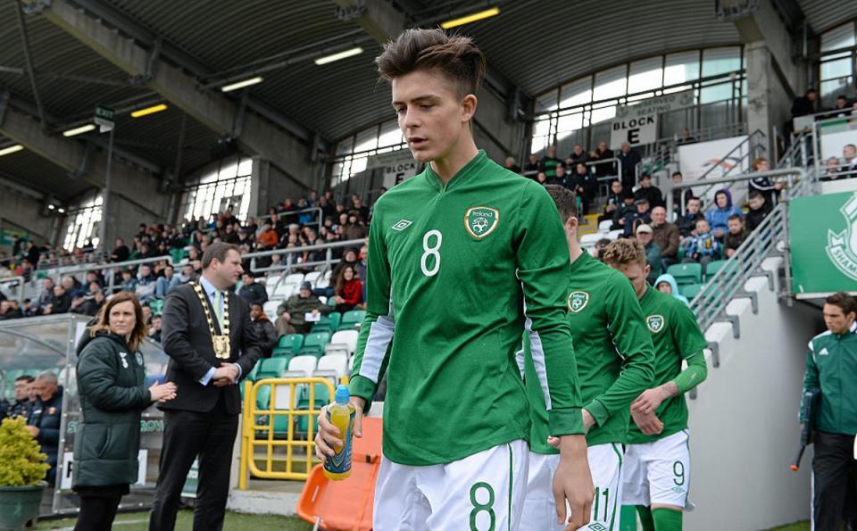 Grealish did not make a senior appearance for Ireland, but played in their youth teams (Corbis/Sportsfile via Getty Imag)