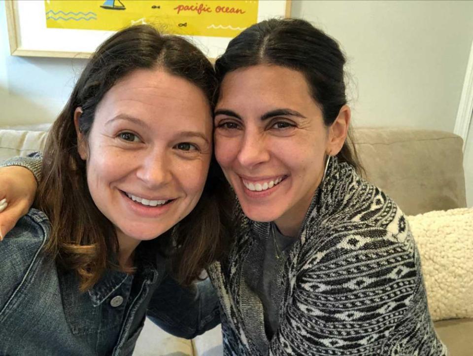 Katie Lowes and Jamie-Lynn Sigler