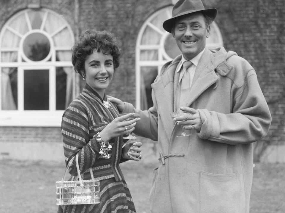 Elizabeth Taylor and Michael Wilding in 1952.