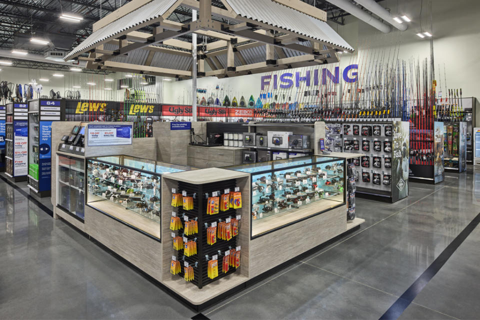 The fishing department at Academy Sports features a pro trained to advise on local bait and spool reels. - Credit: Courtesy of Academy Sports