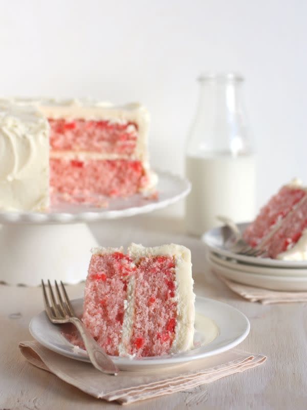 Cherry Chip Cake