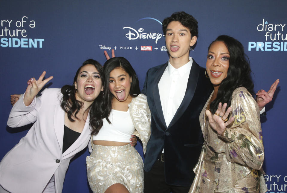 Creator Ilana Pena, Tess Romero, Charlie Bushnell and Selenis Leyva at the premiere Of 