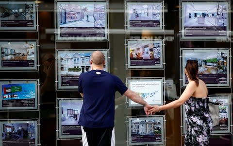 Properties for sale in London - Credit: Peter Nicholls / Reuters