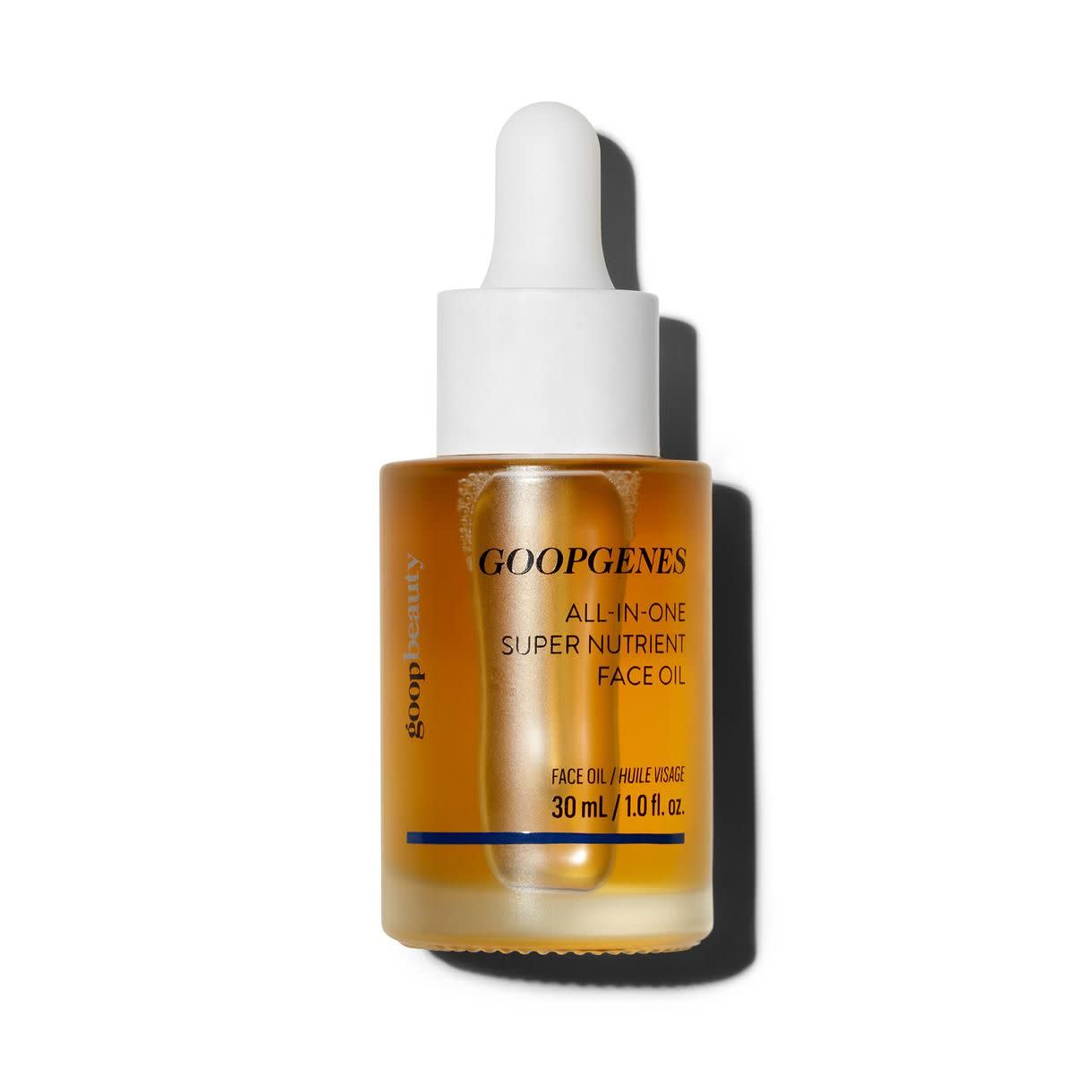 <p><a href="https://go.redirectingat.com?id=74968X1596630&url=https%3A%2F%2Fgoop.com%2Fgoop-beauty-goopgenes-all-in-one-super-nutrient-face-oil%2F30-ml%2Fp%2F&sref=https%3A%2F%2F" rel="nofollow noopener" target="_blank" data-ylk="slk:Shop Now;elm:context_link;itc:0;sec:content-canvas" class="link rapid-noclick-resp">Shop Now</a></p><p>All-in-One Super Nutrient Face Oil</p><p>goop.com</p><p>$73.50</p>