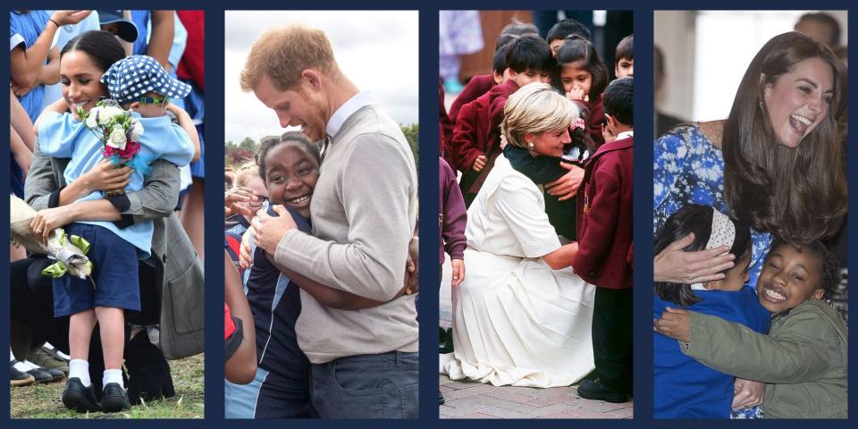 19 Photos of the Royal Family Hugging Fans