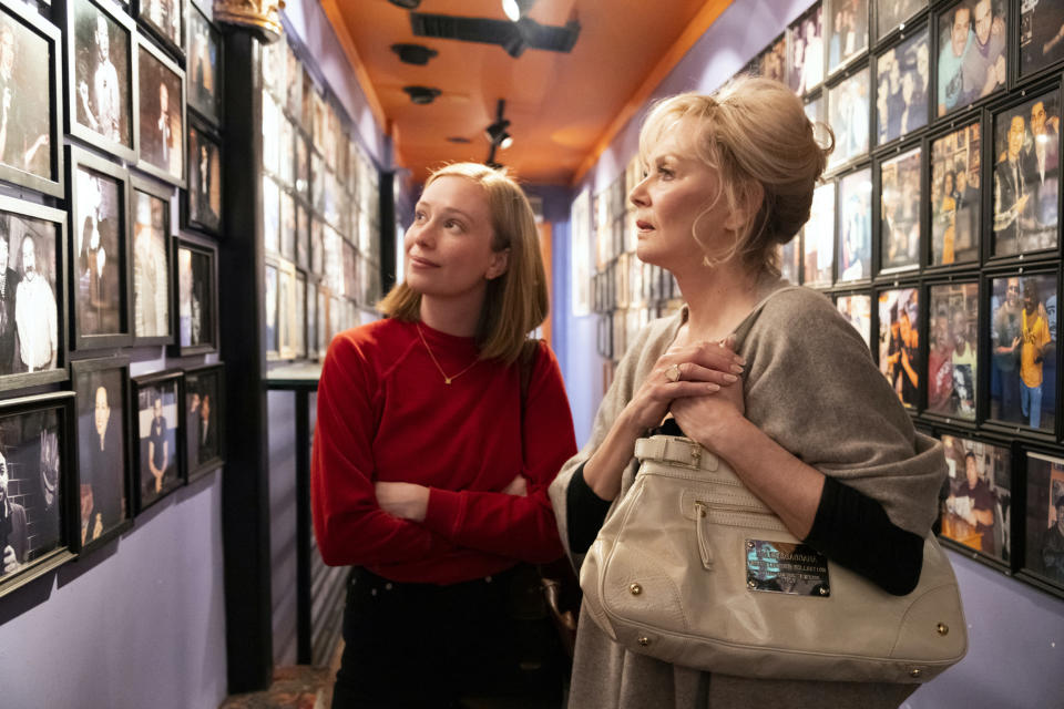 Jean Smart, right, and co-star Hannah Einbinder in a scene from the HBO Max comedy 