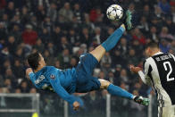 <p>That stunning overhead kick against Juve. </p>